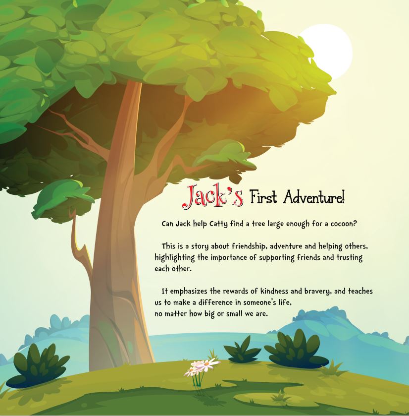 Author Signed Jack and the Caterpillar Book